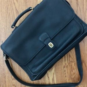 Coach Laptop Messenger Bag (Black)